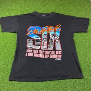 Vintage 80s 90s Sports Image Dale Earnhardt 6-Time Winston Cup Champion Sz XL